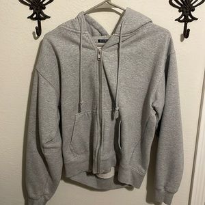 Brandy Melville oversized full zip hoodie